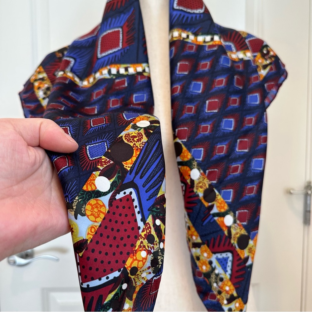 MaxMara Multicolor Patterned Scarf - Picture 4 of 11